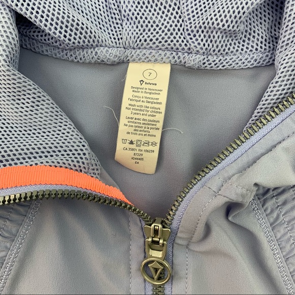 Ivivva Rain Jacket EUC Size 7 - Picture 4 of 9